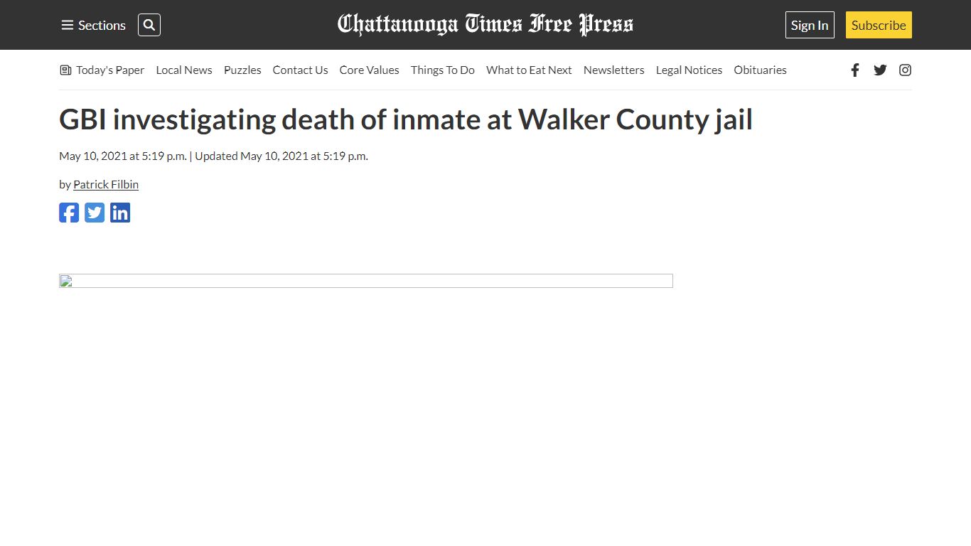 GBI investigating death of inmate at Walker County jail